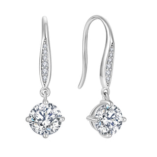 2ct (1ct Each) Moissanite Earrings - Reymey