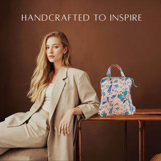 Floral Handmade Carry Bag - Reymey