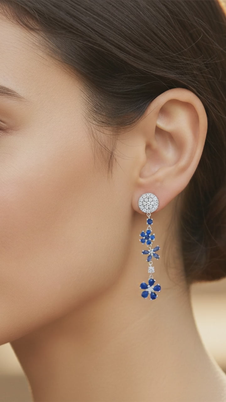 reymey mismatched sapphire earring