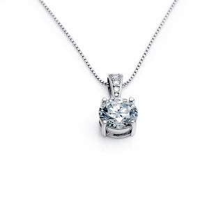 3.3ct Moissanite Pendant Necklace - Reymey